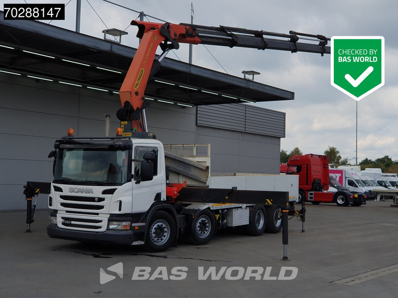 Scania P420 8X4 Palfinger PK 53002-SH Crane Lift+steering Manual Big-Axle Euro 5 - Planbil, Kranbil: bilde 1 Scania P420 8X4 Palfinger PK 53002-SH Crane Lift+steering Manual Big-Axle Euro 5 - Planbil, Kranbil: bilde 1