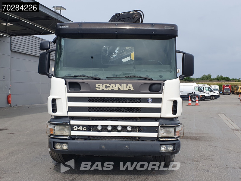 Tippbil, Kranbil Scania P94 6X4 Hiab 330-4 Kran Crane 9m3 tipper Manual Steelsuspension Euro 3: bilde 14