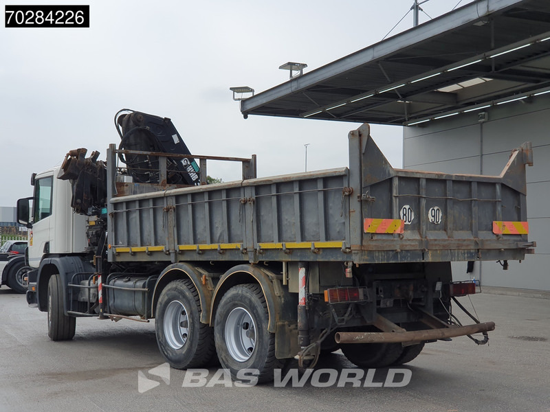Tippbil, Kranbil Scania P94 6X4 Hiab 330-4 Kran Crane 9m3 tipper Manual Steelsuspension Euro 3: bilde 11
