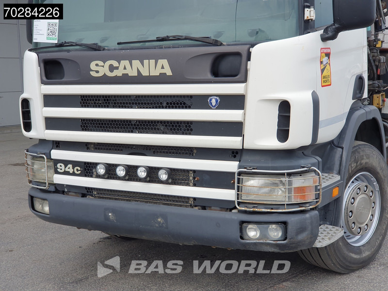Tippbil, Kranbil Scania P94 6X4 Hiab 330-4 Kran Crane 9m3 tipper Manual Steelsuspension Euro 3: bilde 16