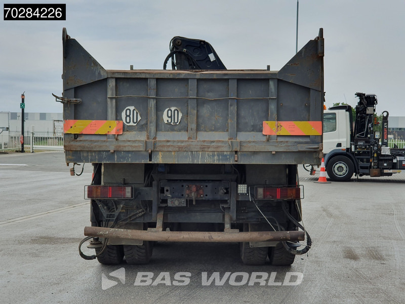 Tippbil, Kranbil Scania P94 6X4 Hiab 330-4 Kran Crane 9m3 tipper Manual Steelsuspension Euro 3: bilde 18