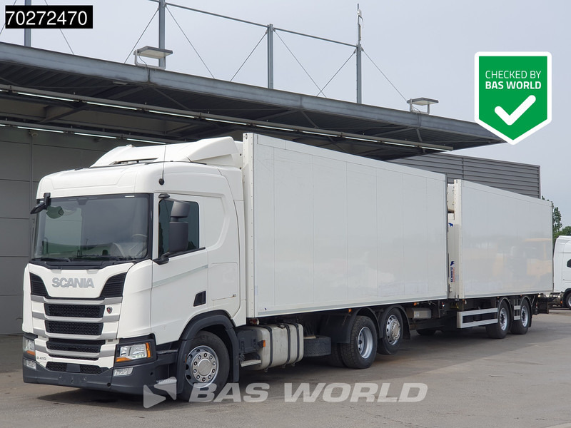 Scania R410 6X2 Carrier Supra 1250 Multi temp Retarder Ladebordwand Liftachse Euro 6 - Lastebil med kjøl: bilde 1 Scania R410 6X2 Carrier Supra 1250 Multi temp Retarder Ladebordwand Liftachse Euro 6 - Lastebil med kjøl: bilde 1
