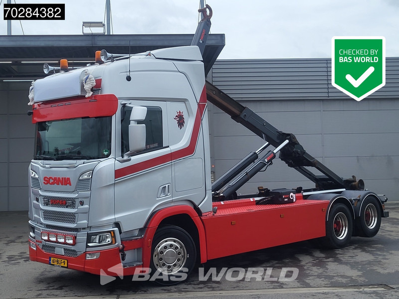 Scania R450 R 6X2 NL-Truck 26t Haak Retarder Liftas Navi Euro 6 - Krokbil: bilde 1 Scania R450 R 6X2 NL-Truck 26t Haak Retarder Liftas Navi Euro 6 - Krokbil: bilde 1