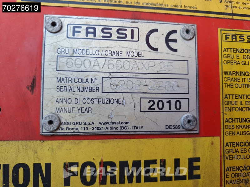 Leie Scania R480 8X2 FASSI F660AXP.25 Manual Retarder Lift+Lenkachse Euro 5 Scania R480 8X2 FASSI F660AXP.25 Manual Retarder Lift+Lenkachse Euro 5: bilde 8