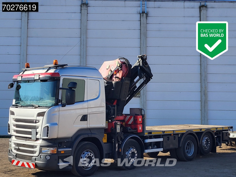 Scania R480 8X2 FASSI F660AXP.25 Manual Retarder Lift+Lenkachse Euro 5 - Planbil, Kranbil: bilde 1 Scania R480 8X2 FASSI F660AXP.25 Manual Retarder Lift+Lenkachse Euro 5 - Planbil, Kranbil: bilde 1