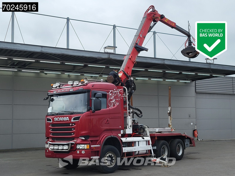 Scania R580 6X4 3-Pedals Jonsered J28505 83 Crane Kran Steel-suspension Retarder Euro 6 - Tømmerbil, Kranbil: bilde 1 Scania R580 6X4 3-Pedals Jonsered J28505 83 Crane Kran Steel-suspension Retarder Euro 6 - Tømmerbil, Kranbil: bilde 1