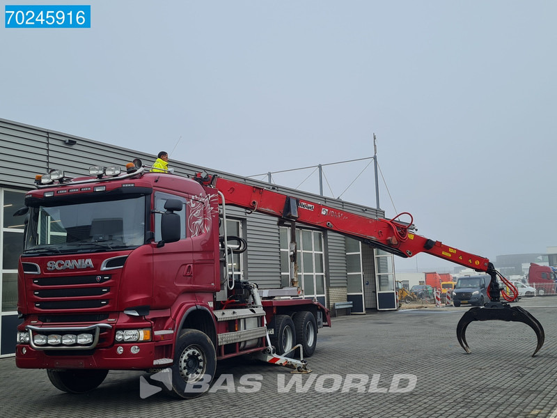 Scania R580 6X4 3-Pedals Jonsered J28505 83 Crane Kran Steel-suspension Retarder Euro 6 - Tømmerbil, Kranbil: bilde 5 Scania R580 6X4 3-Pedals Jonsered J28505 83 Crane Kran Steel-suspension Retarder Euro 6 - Tømmerbil, Kranbil: bilde 5