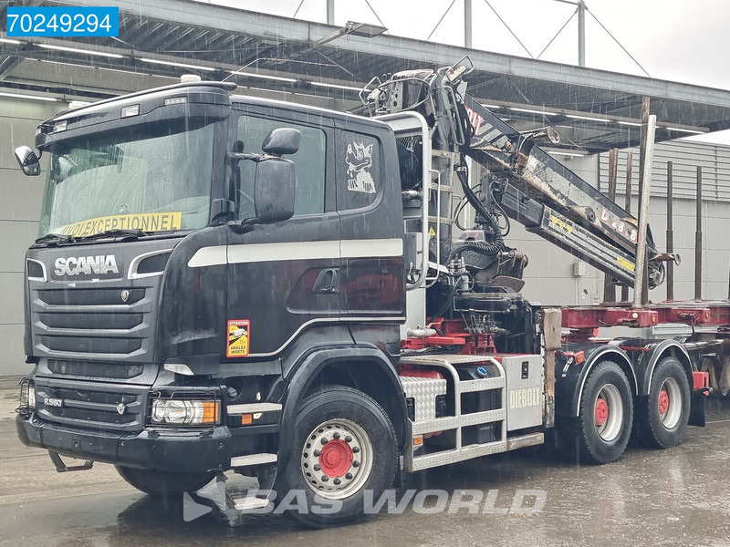 Scania R580 6X4 Holz Kran Diebolt D28 Full-Steell Extentable Trailer - Tømmerbil, Kranbil: bilde 5 Scania R580 6X4 Holz Kran Diebolt D28 Full-Steell Extentable Trailer - Tømmerbil, Kranbil: bilde 5