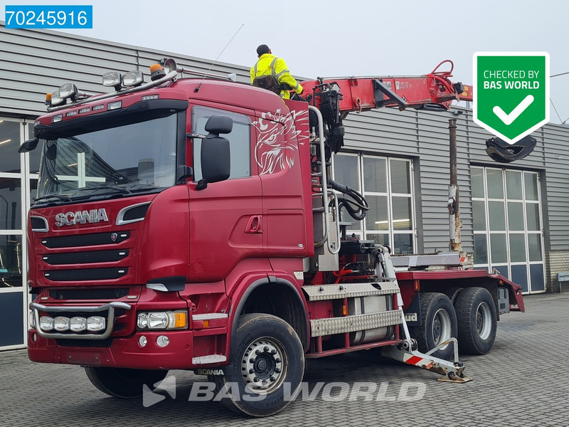 Scania R580 6X4 Jonsered J28505 83 Crane Kran Steel-suspension Retarder - Tømmerbil, Kranbil: bilde 1 Scania R580 6X4 Jonsered J28505 83 Crane Kran Steel-suspension Retarder - Tømmerbil, Kranbil: bilde 1