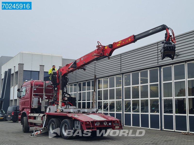 Scania R580 6X4 Jonsered J28505 83 Crane Kran Steel-suspension Retarder - Tømmerbil, Kranbil: bilde 2 Scania R580 6X4 Jonsered J28505 83 Crane Kran Steel-suspension Retarder - Tømmerbil, Kranbil: bilde 2