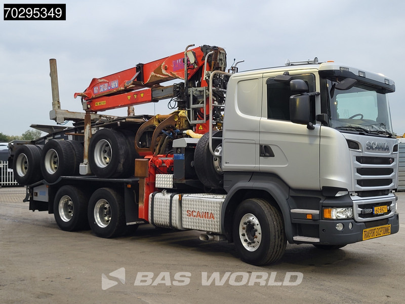 Scania R580 R 6X4 NL-Truck Diebolt D28.81 Kran Crane Holztransport + Dolly Retarder Euro 6 - Tømmerbil, Kranbil: bilde 3 Scania R580 R 6X4 NL-Truck Diebolt D28.81 Kran Crane Holztransport + Dolly Retarder Euro 6 - Tømmerbil, Kranbil: bilde 3
