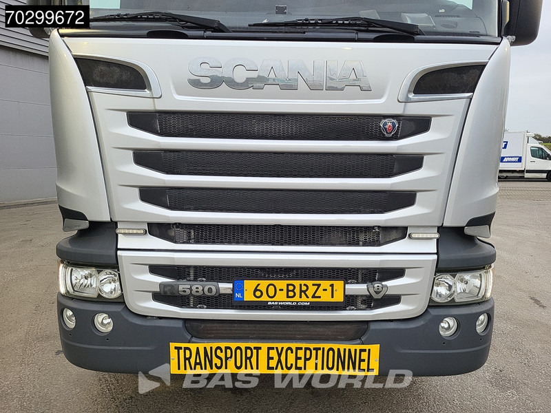 Tømmerbil, Kranbil Scania R580 R 6X4 NL-Truck Diebolt D28.81 Kran Crane Holztransport + Dolly Retarder Euro 6: bilde 8