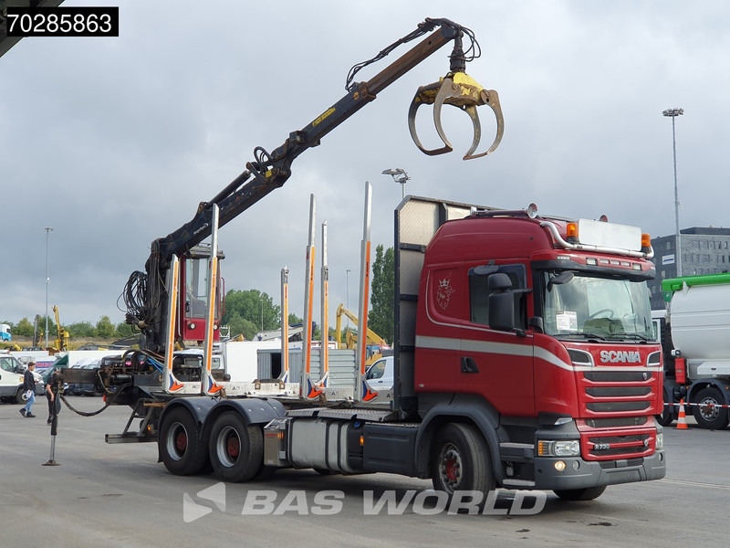 Scania R730 R 6X4 HIAB F108S 79 Crane Retarder Xenon BigAxle Loglift Automatic ACC Euro 6 - Tømmerbil, Kranbil: bilde 3 Scania R730 R 6X4 HIAB F108S 79 Crane Retarder Xenon BigAxle Loglift Automatic ACC Euro 6 - Tømmerbil, Kranbil: bilde 3