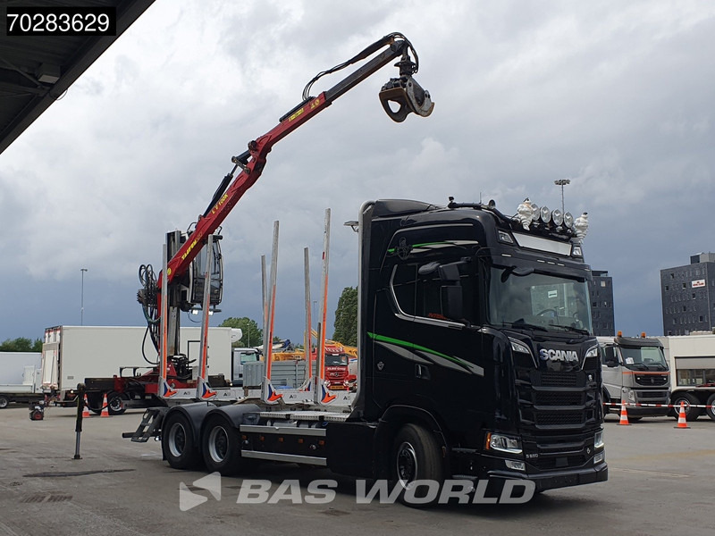 Scania S650 S 6X4 Tajfun LIV100K Kran Holztransport Retarder 3-Pedals Euro 6 - Tømmerbil, Kranbil: bilde 3 Scania S650 S 6X4 Tajfun LIV100K Kran Holztransport Retarder 3-Pedals Euro 6 - Tømmerbil, Kranbil: bilde 3