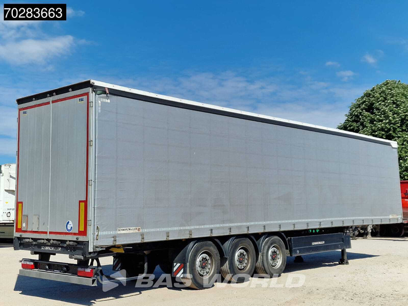 Gardintrailer Schwarzmüller S1 3 axles Liftachse Palettenkasten Anti vandalismSliding Roof SAF: bilde 5