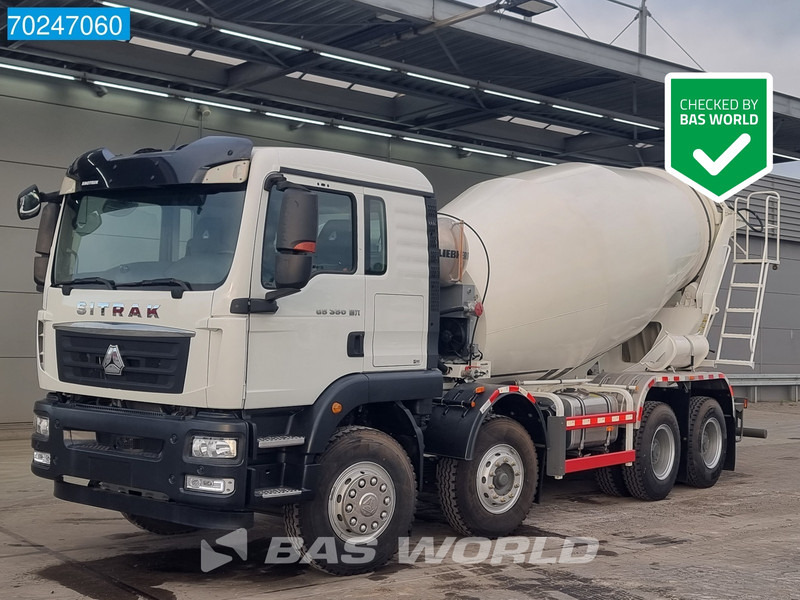 Sitrak G5 350 8X4 8m3 Liebherr HTM 804 H Mixer Big-Axle Steelsuspension - Betongbil: bilde 1 Sitrak G5 350 8X4 8m3 Liebherr HTM 804 H Mixer Big-Axle Steelsuspension - Betongbil: bilde 1
