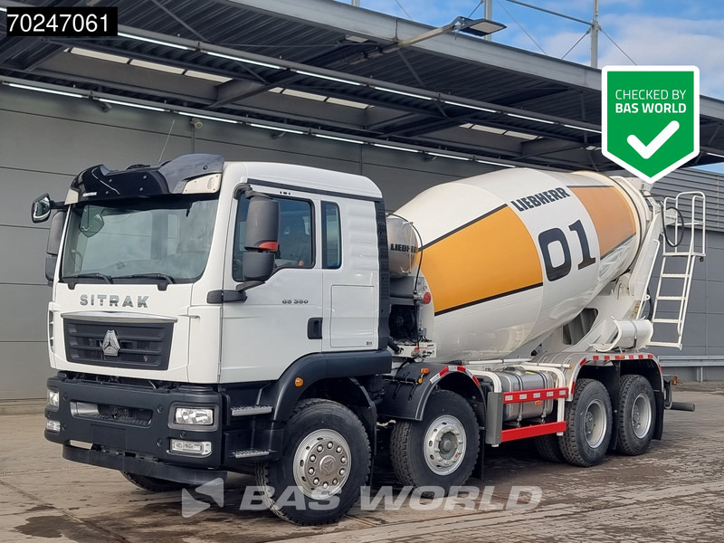 Sitrak G5 350 8X4 NEW! 8m3 Liebherr Mixer Big-Axle Steel Suspension - Betongbil: bilde 1 Sitrak G5 350 8X4 NEW! 8m3 Liebherr Mixer Big-Axle Steel Suspension - Betongbil: bilde 1