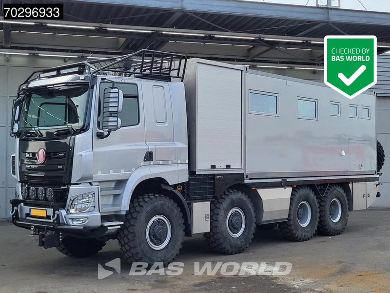 Tatra T158 8X8 NL-Truck 8x8 Off-Grid Camper Hydraulic Winch Generator Retarder Airco Euro 6 - Helintegrert bobil: bilde 1 Tatra T158 8X8 NL-Truck 8x8 Off-Grid Camper Hydraulic Winch Generator Retarder Airco Euro 6 - Helintegrert bobil: bilde 1