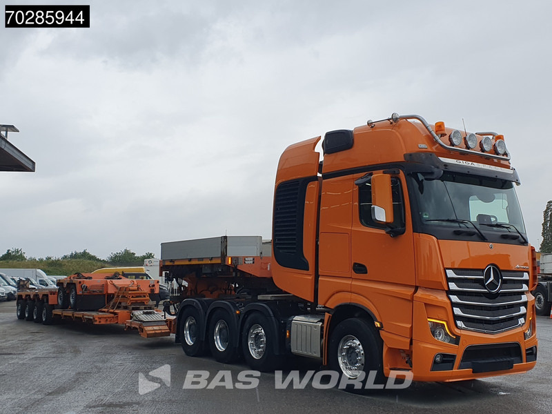 Mercedes-Benz Actros 8X4 180T GigaSpace Retarder Hydrauliek BigAxle Alcoa´s // Lowbed Trailer / 6 Axles / Hydraulic Pendle Axles / Extendable - Trekkvogn: bilde 2 Mercedes-Benz Actros 8X4 180T GigaSpace Retarder Hydrauliek BigAxle Alcoa´s // Lowbed Trailer / 6 Axles / Hydraulic Pendle Axles / Extendable - Trekkvogn: bilde 2