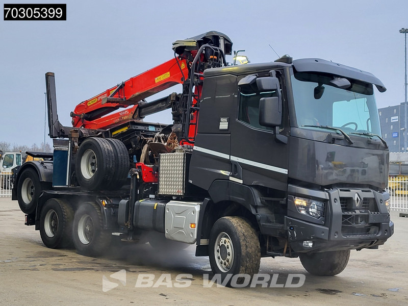 Renault K 520 K 6X6 Palfinger S260L87 Holz Crane wood truck 6x6 Big-Axle Steelsuspension - Trekkvogn: bilde 3 Renault K 520 K 6X6 Palfinger S260L87 Holz Crane wood truck 6x6 Big-Axle Steelsuspension - Trekkvogn: bilde 3
