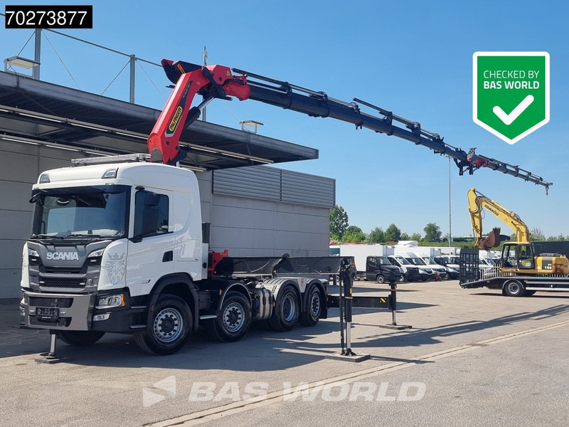 Scania G500 8X2 Retarder Liftachse Palfinger Kran PK 58.002 TEC F + JIB - Trekkvogn: bilde 1 Scania G500 8X2 Retarder Liftachse Palfinger Kran PK 58.002 TEC F + JIB - Trekkvogn: bilde 1