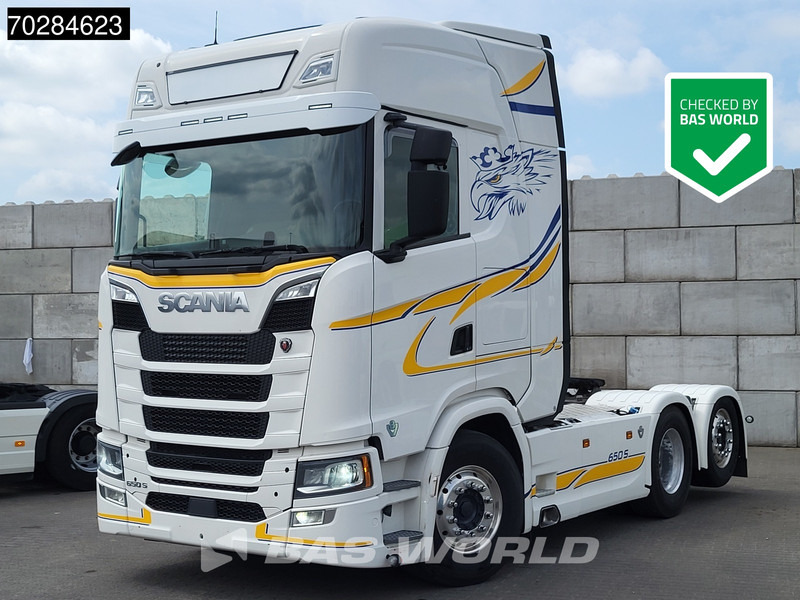 Scania S650 S 6X2 Retarder Liftachse Full-Air Leather Alcoa's - Trekkvogn: bilde 1 Scania S650 S 6X2 Retarder Liftachse Full-Air Leather Alcoa's - Trekkvogn: bilde 1
