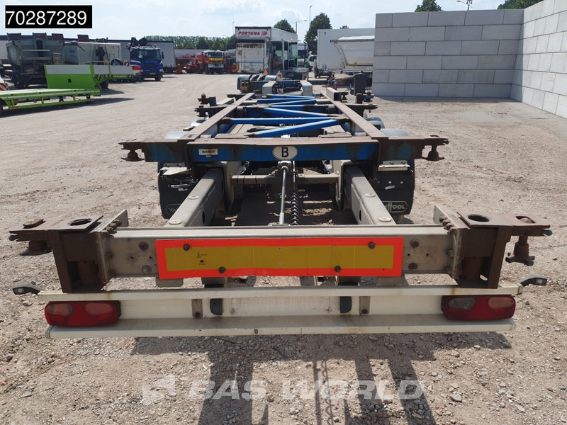 Container-transport/ Vekselflak semitrailer Van Hool 3B0068 3 axles Liftachse: bilde 10