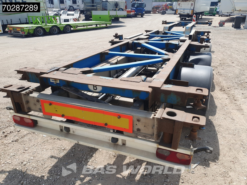 Container-transport/ Vekselflak semitrailer Van Hool 3B0068 3 axles Liftachse: bilde 5