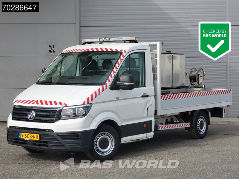 Volkswagen Crafter 177pk Automaat Open Laadbak Reinigingswagen Trekhaak Airco Cruise Euro6 Pritsche Pickup Open Box Hogedrukspuit Waterpomp A/C Tow - Varebil med plan: bilde 1 Volkswagen Crafter 177pk Automaat Open Laadbak Reinigingswagen Trekhaak Airco Cruise Euro6 Pritsche Pickup Open Box Hogedrukspuit Waterpomp A/C Tow - Varebil med plan: bilde 1