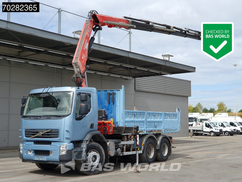 Volvo FE 280 904 6X4 Fassi F215/235AXP26 Crane 10m3 tipper Big-Axle Manual Euro 4 - Tippbil, Kranbil: bilde 1 Volvo FE 280 904 6X4 Fassi F215/235AXP26 Crane 10m3 tipper Big-Axle Manual Euro 4 - Tippbil, Kranbil: bilde 1