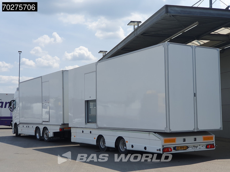 Container-transport/ Vekselflak lastebil Volvo FH 500 6X2 NL-Truck LOW Milage! Extandable Mobile Clinic BDF Boxes VEB+: bilde 12