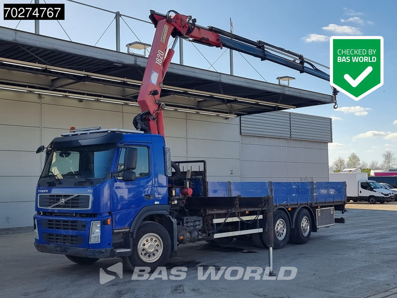 Volvo FM 330 6X2 HMF 1820 K3 Kran Crane Lift+Steering Axle Xenon Euro 5 - Planbil, Kranbil: bilde 1 Volvo FM 330 6X2 HMF 1820 K3 Kran Crane Lift+Steering Axle Xenon Euro 5 - Planbil, Kranbil: bilde 1