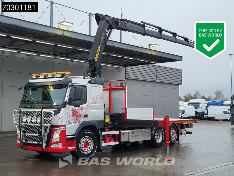 Volvo FM 410 FM 6X2 Palfinger PK 26002-EH E Kran Crane Lift +steering axle Automatic Euro 6 - Planbil, Kranbil: bilde 1 Volvo FM 410 FM 6X2 Palfinger PK 26002-EH E Kran Crane Lift +steering axle Automatic Euro 6 - Planbil, Kranbil: bilde 1