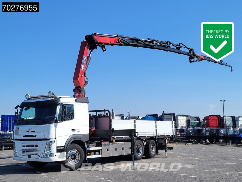 Volvo FM 450 6X2 HMF 3220 Crane Kran Lift-Lenkachse VEB+ Euro 6 - Planbil, Kranbil: bilde 1 Volvo FM 450 6X2 HMF 3220 Crane Kran Lift-Lenkachse VEB+ Euro 6 - Planbil, Kranbil: bilde 1