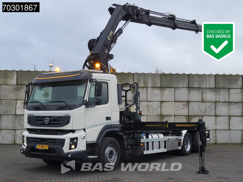 Volvo FMX 370 FMX 6X2 HIAB 244 E P-3 Hipro Kran + XR21S56 containersystem Lift+steering - Krokbil, Kranbil: bilde 1 Volvo FMX 370 FMX 6X2 HIAB 244 E P-3 Hipro Kran + XR21S56 containersystem Lift+steering - Krokbil, Kranbil: bilde 1