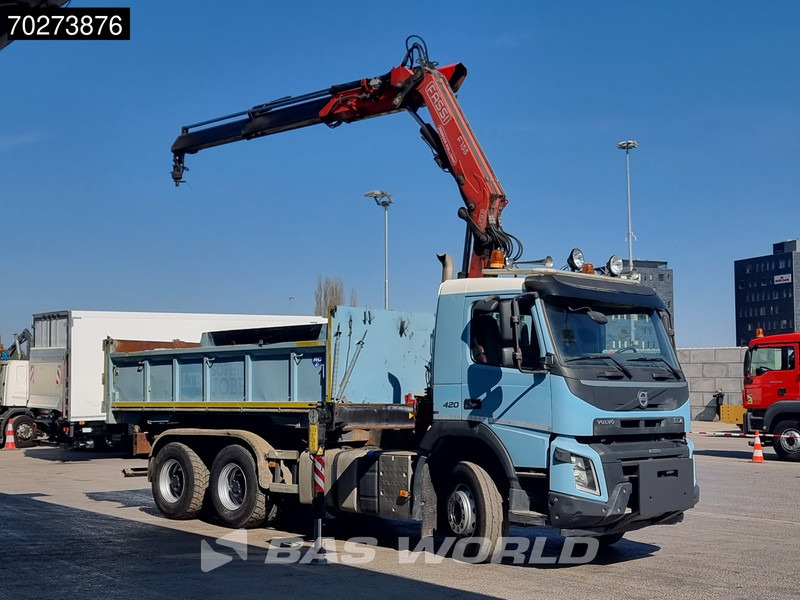 Volvo FMX 420 6X4 Fassi F155A.2.22 Crane 9m3 Big-Axle Automatic Euro 5 - Tippbil, Kranbil: bilde 2 Volvo FMX 420 6X4 Fassi F155A.2.22 Crane 9m3 Big-Axle Automatic Euro 5 - Tippbil, Kranbil: bilde 2