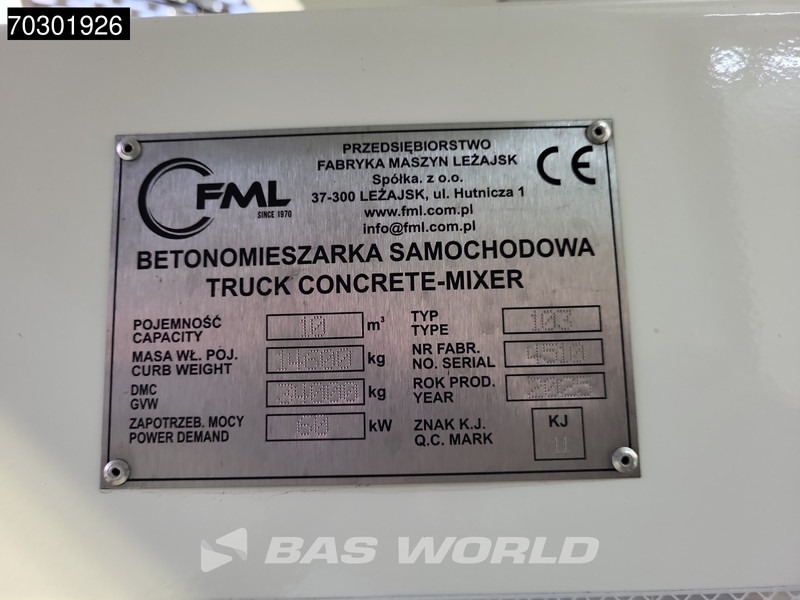 Leie Volvo FMX 430 8X4 NEW! 10m3 Mixer Automatic Big-Axle Euro 6 Volvo FMX 430 8X4 NEW! 10m3 Mixer Automatic Big-Axle Euro 6: bilde 16