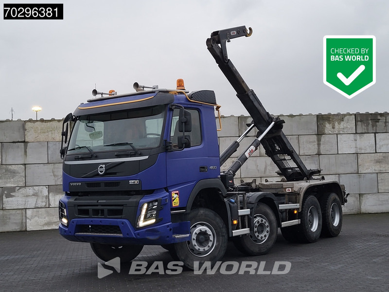 Volvo FMX 460 8X4 Hyva 26-55 SK containersystem Automatic Steelsuspension Big-Axle - Krokbil: bilde 1 Volvo FMX 460 8X4 Hyva 26-55 SK containersystem Automatic Steelsuspension Big-Axle - Krokbil: bilde 1