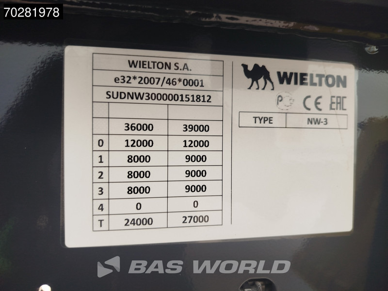 Ny Tippsemi Wielton NEW 55m3 Liftachse HARDOX: bilde 18 Ny Tippsemi Wielton NEW 55m3 Liftachse HARDOX: bilde 18
