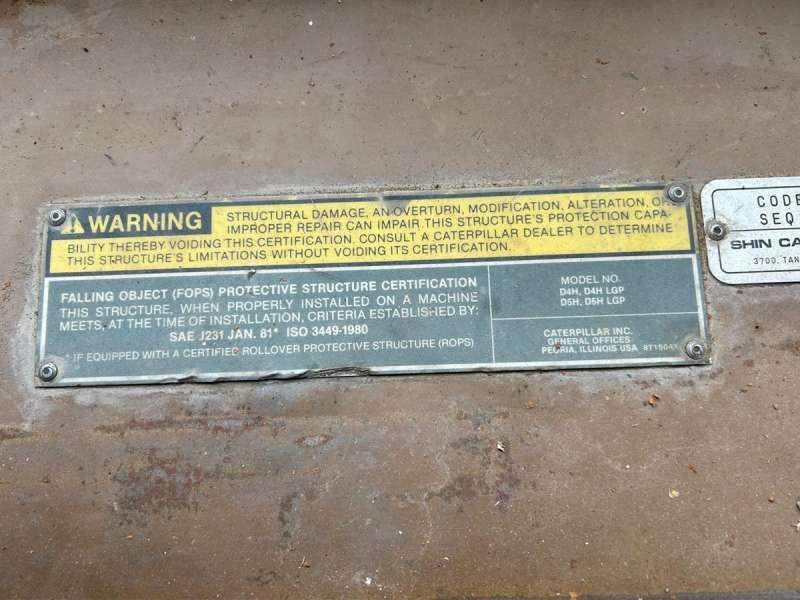 Bulldozer Caterpillar D4H LGP: bilde 19