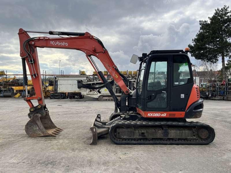 Kubota KX080-4A - Beltegraver: bilde 4 Kubota KX080-4A - Beltegraver: bilde 4