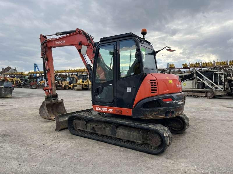 Kubota KX080-4A - Beltegraver: bilde 5 Kubota KX080-4A - Beltegraver: bilde 5