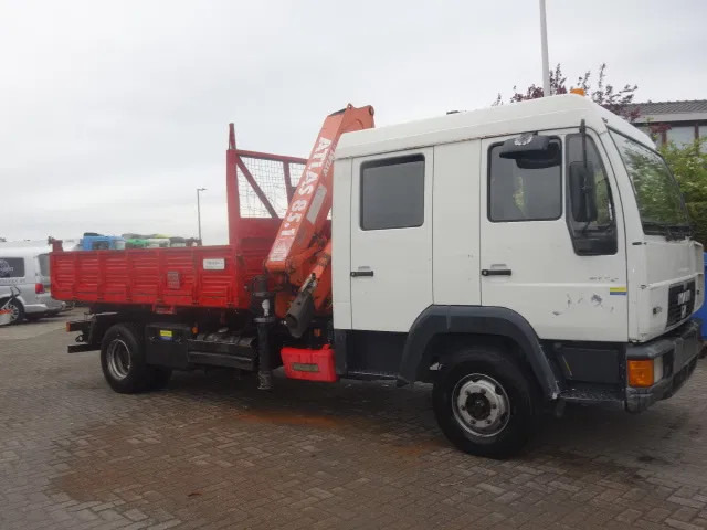 MAN 12.224 DC,8,5 TON ATLAS KRAAN,KIPPER,MANUAL POMP - Tippbil, Kranbil: bilde 3 MAN 12.224 DC,8,5 TON ATLAS KRAAN,KIPPER,MANUAL POMP - Tippbil, Kranbil: bilde 3