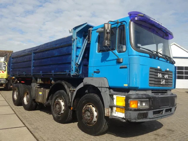 MAN 41-414 MEILLER KIPPER 8X4,MANUAL POMP - Tippbil: bilde 3 MAN 41-414 MEILLER KIPPER 8X4,MANUAL POMP - Tippbil: bilde 3