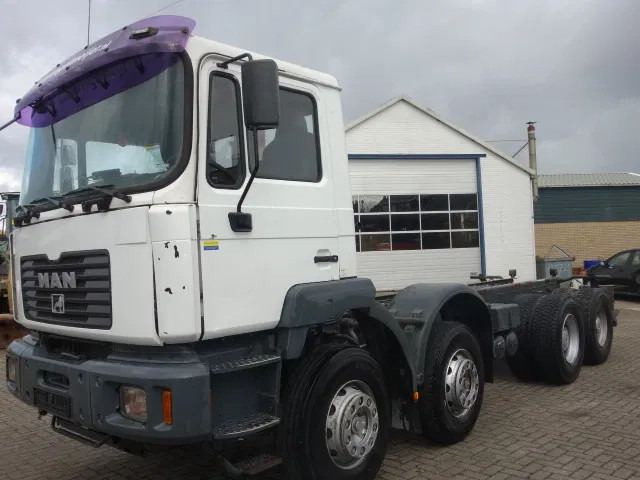 MAN 41-414 manuial pomp 8x4 - Chassis lastebil: bilde 1 MAN 41-414 manuial pomp 8x4 - Chassis lastebil: bilde 1