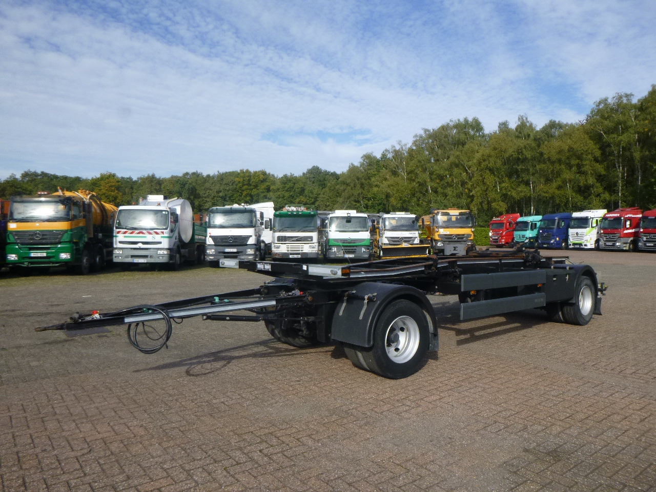 Krokhenger/ Liftdumper henger AJK Hydrolift Hook lift drawbar trailer: bilde 1