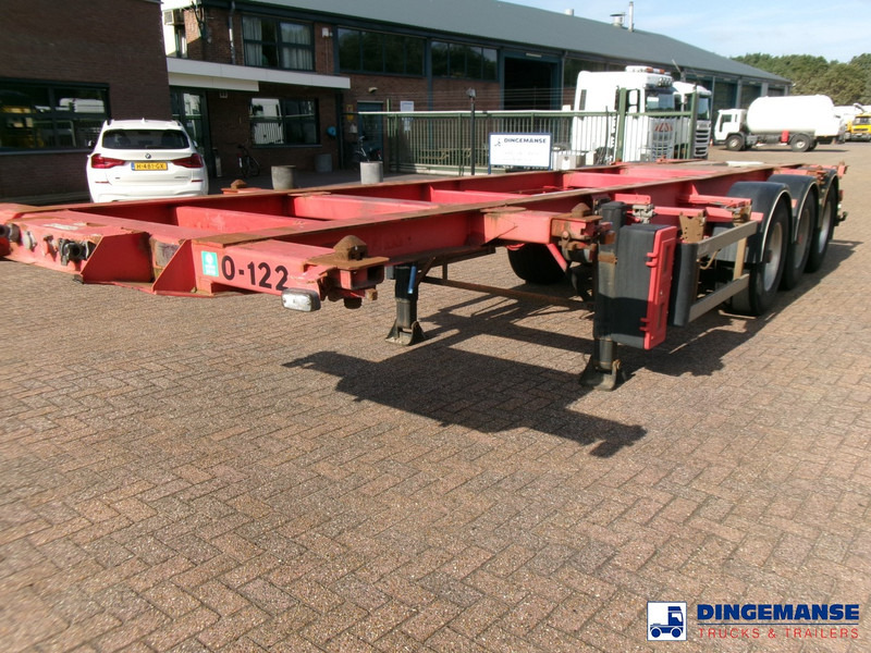 Burg 3-axle container chassis 20,30 ft + ADR - Container-transport/ Vekselflak semitrailer: bilde 1 Burg 3-axle container chassis 20,30 ft + ADR - Container-transport/ Vekselflak semitrailer: bilde 1