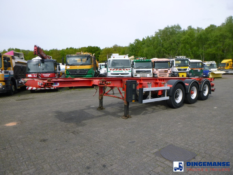 Burg 3-axle container chassis 20-30 ft - Container-transport/ Vekselflak semitrailer: bilde 1 Burg 3-axle container chassis 20-30 ft - Container-transport/ Vekselflak semitrailer: bilde 1