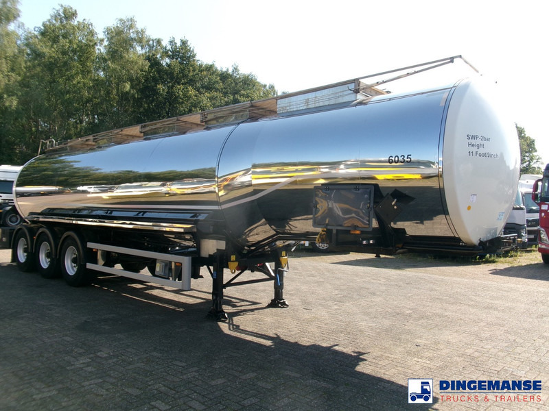 Clayton Chemical tank inox 33 m3 / 1 comp + pump - Tanksemi: bilde 2 Clayton Chemical tank inox 33 m3 / 1 comp + pump - Tanksemi: bilde 2