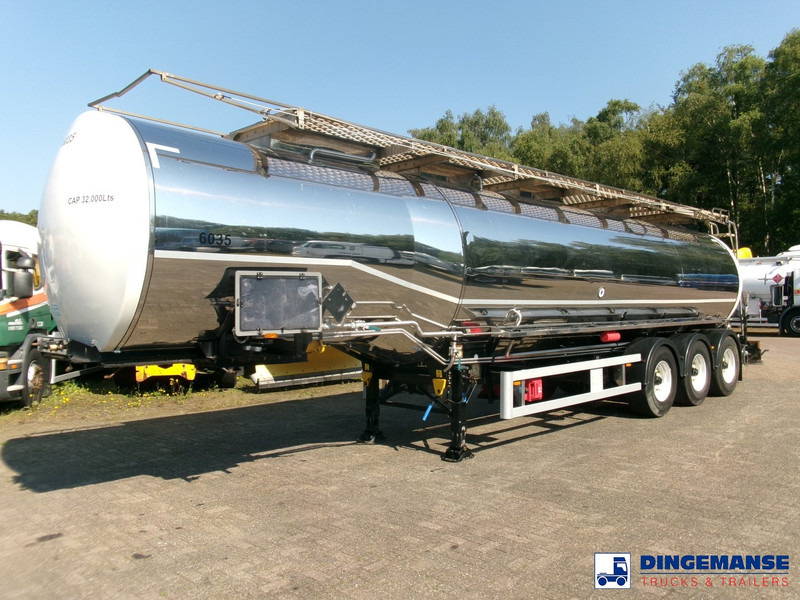 Clayton Chemical tank inox 33 m3 / 1 comp + pump - Tanksemi: bilde 1 Clayton Chemical tank inox 33 m3 / 1 comp + pump - Tanksemi: bilde 1